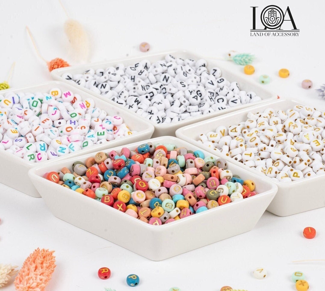 100pcs Square Alphabet/Letter Beads Toy for Children Jewelry Making Black  Bead Colorful Letter DIY Bracelet Girl Gifts Wholesale - Realistic Reborn  Dolls for Sale