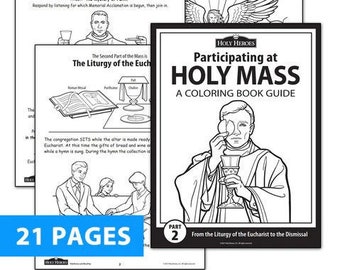 Participating at Holy Mass: A Coloring Book Guide - Part 2