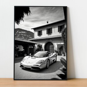 McLaren F1 | car poster | wall art | vintage car