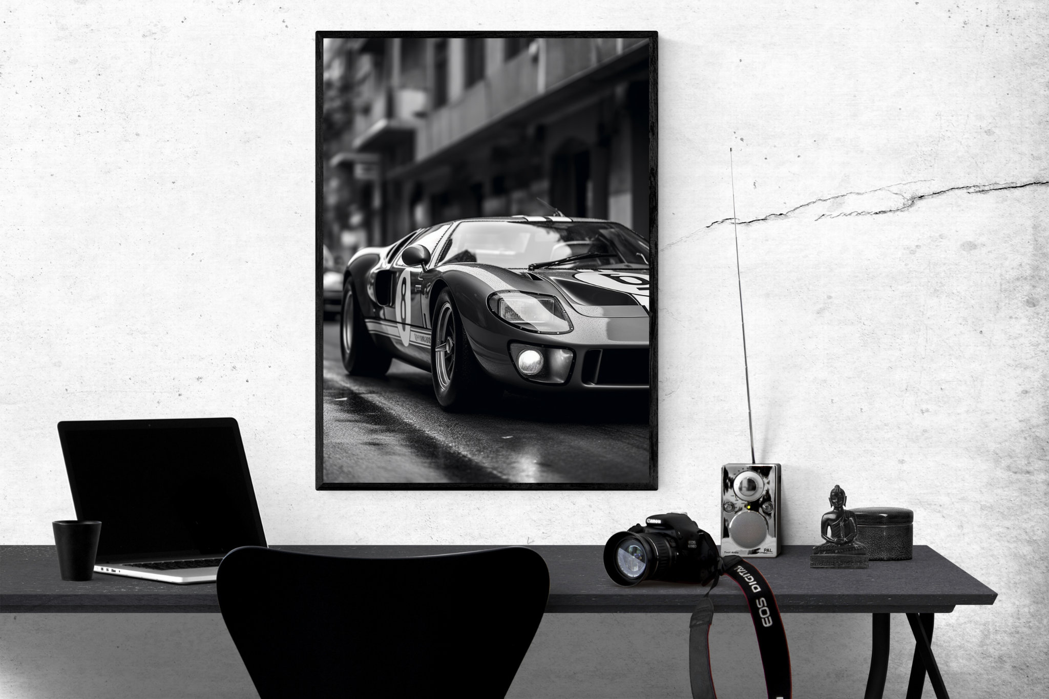 Ford GT40 | Car Poster | Wall Art | Digital Print | Vintage Car | Wall ...