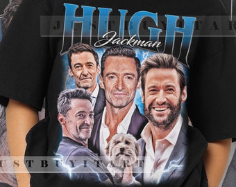 Hugh Jackman Shirt Gift Movie Hugh Jackman T-Shirt Bootleg Hugh Jackman Homage Retro Unisex Graphic Tee FM856