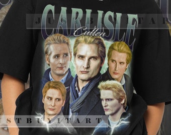 Limited Carlisle Cullen Shirt Gift Movie Carlisle Cullen T-Shirt Bootleg Carlisle Cullen Sweatshirt Homage Retro Unisex Graphic Tee FM784