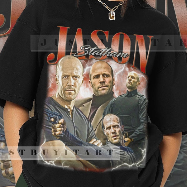 Limited Jason Statham Shirt Gift Movie Jason Statham T-Shirt Bootleg Jason Statham Sweatshirt Homage Retro Unisex Graphic Tee FM195