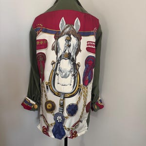 Vintage US Army Jacket with altered scarf size S/M