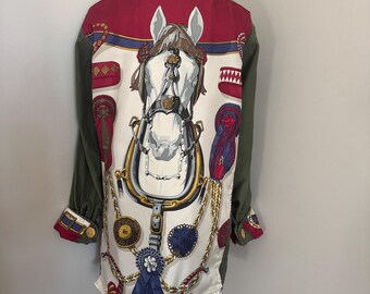 Vintage US Army Jacket with altered scarf size S/M