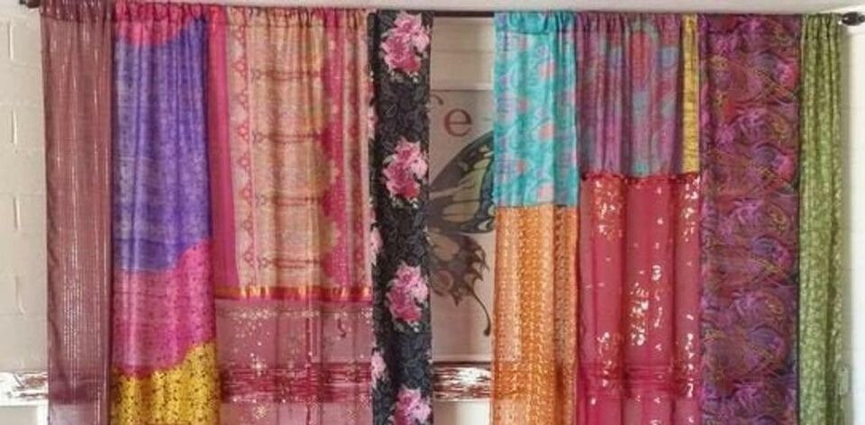 Indian Vintage Silk Sari Dress