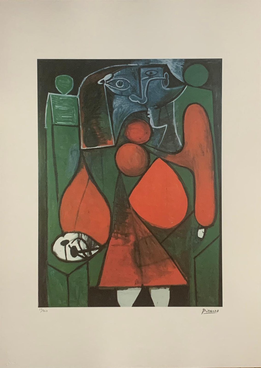 PABLO PICASSO - Poster Affiche lithographie Salon de Mai 1970 Mourlot EUR 189,00 - FR