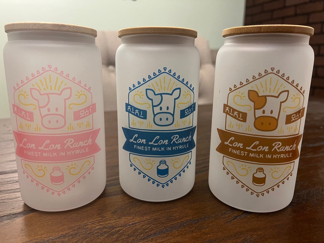 Legend of Zelda, Lon Lon Ranch, Finest Milk in Hyrule 16 Oz Glass Cup, Iced  Coffee, Gift, Game - Etsy