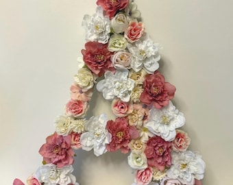 Pretty Flower Letters/Initials/Numbers