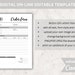 Order Form Printable and Editable Good for Small Business Orders ...