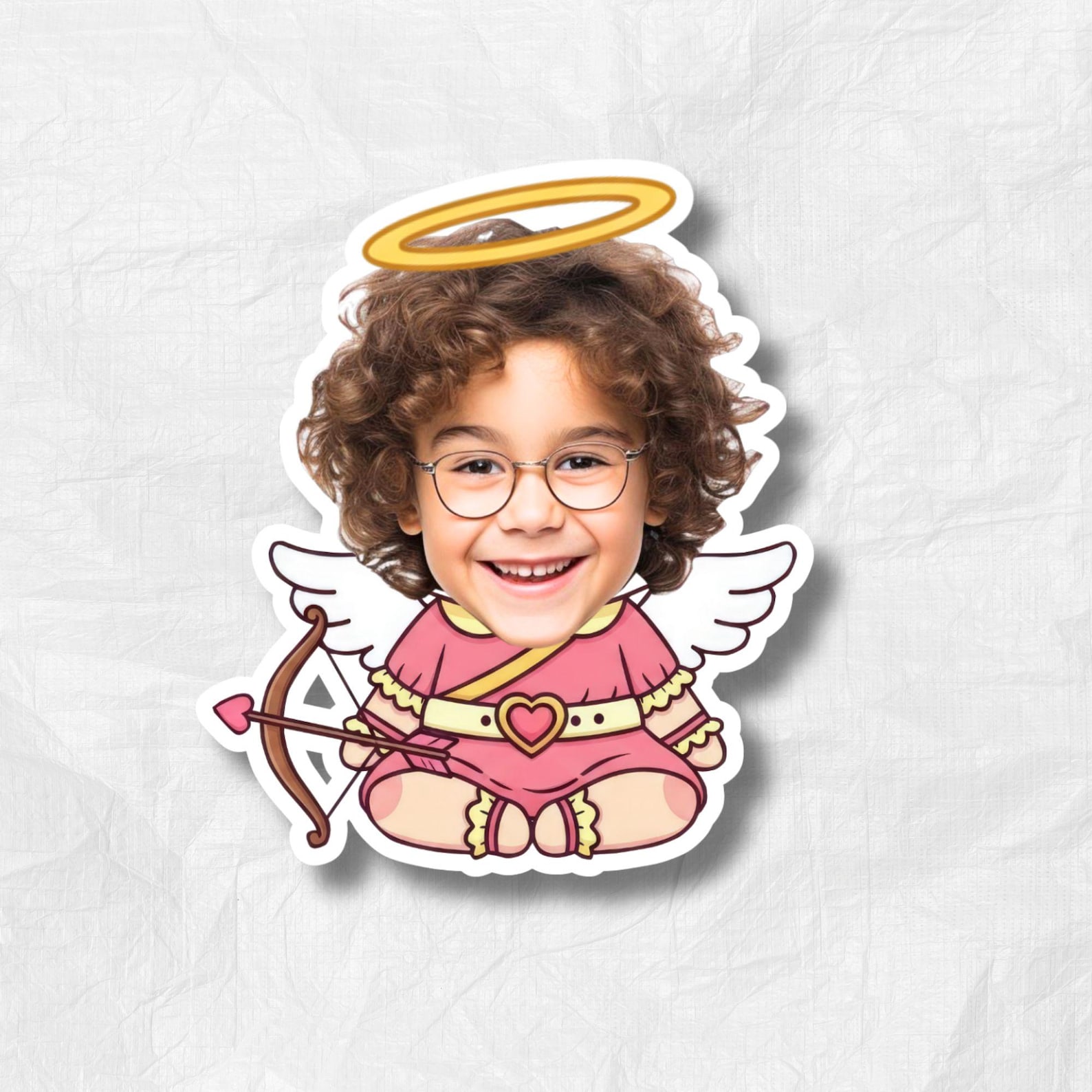 Cupid Valentine Days | Add Your Own Face Photo Template | Cute ...