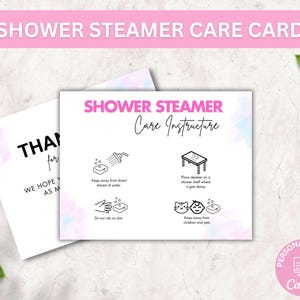 Bewerkbare onderhoudskaartsjabloon douchestomer, instructies douchestomer, onderhoudsinstructies Bath Bomb, veiligheidsgids Bath Fizzies