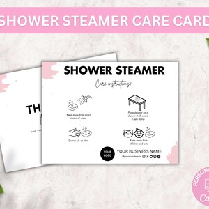 Bewerkbare onderhoudskaartsjabloon douchestomer, instructies douchestomer, onderhoudsinstructies Bath Bomb, veiligheidsgids Bath Fizzies