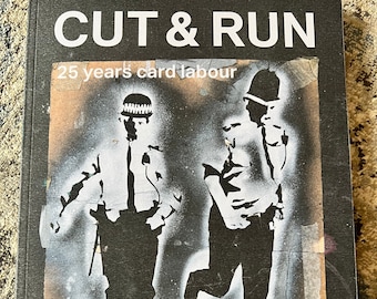 Banksy Art Book Ltd Edition 25 Years Card Labour retrospective of Banksy&#39;s street art was only available at Cut And Run Glasgow exhibition