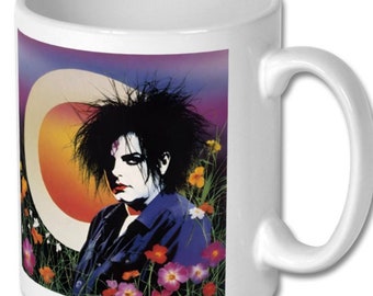 Robert Smith The Cure gift art mug | The perfect gift | Stunning Coffee mug ideal for home or office use also Secret Santa!