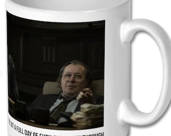 Slow Horses Jackson Lamb Mug | I&#39;ve got a full day of f*** all to get through | Funny Gift For Dad | Best office gift mug or at home |