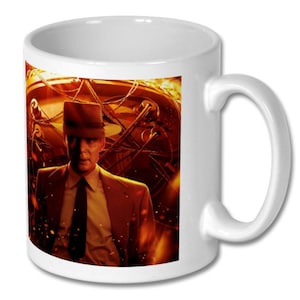 Cillian Murphy Oppenheimer mug  NEW coffee mug tea cup physics movie themed mug gift mug