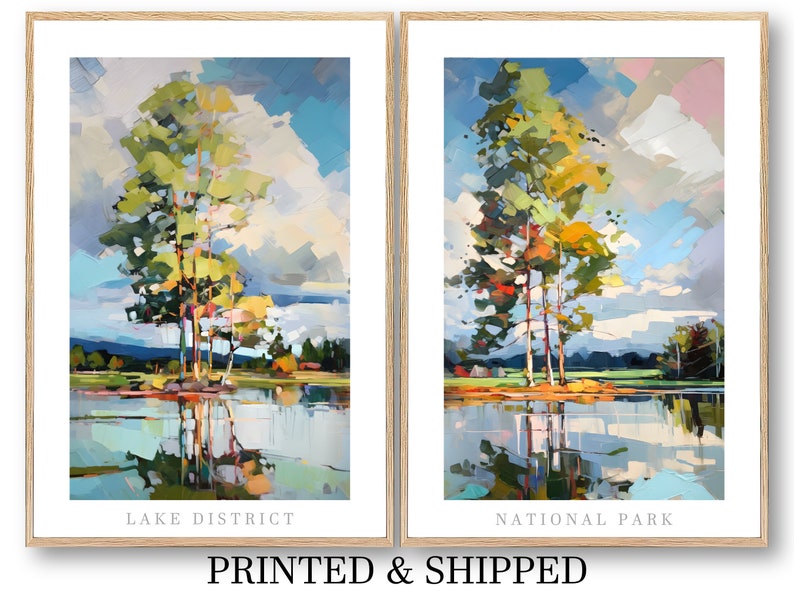 Lake District Wall Art Set Large Wall Art Nature Wall Art Etsy UK