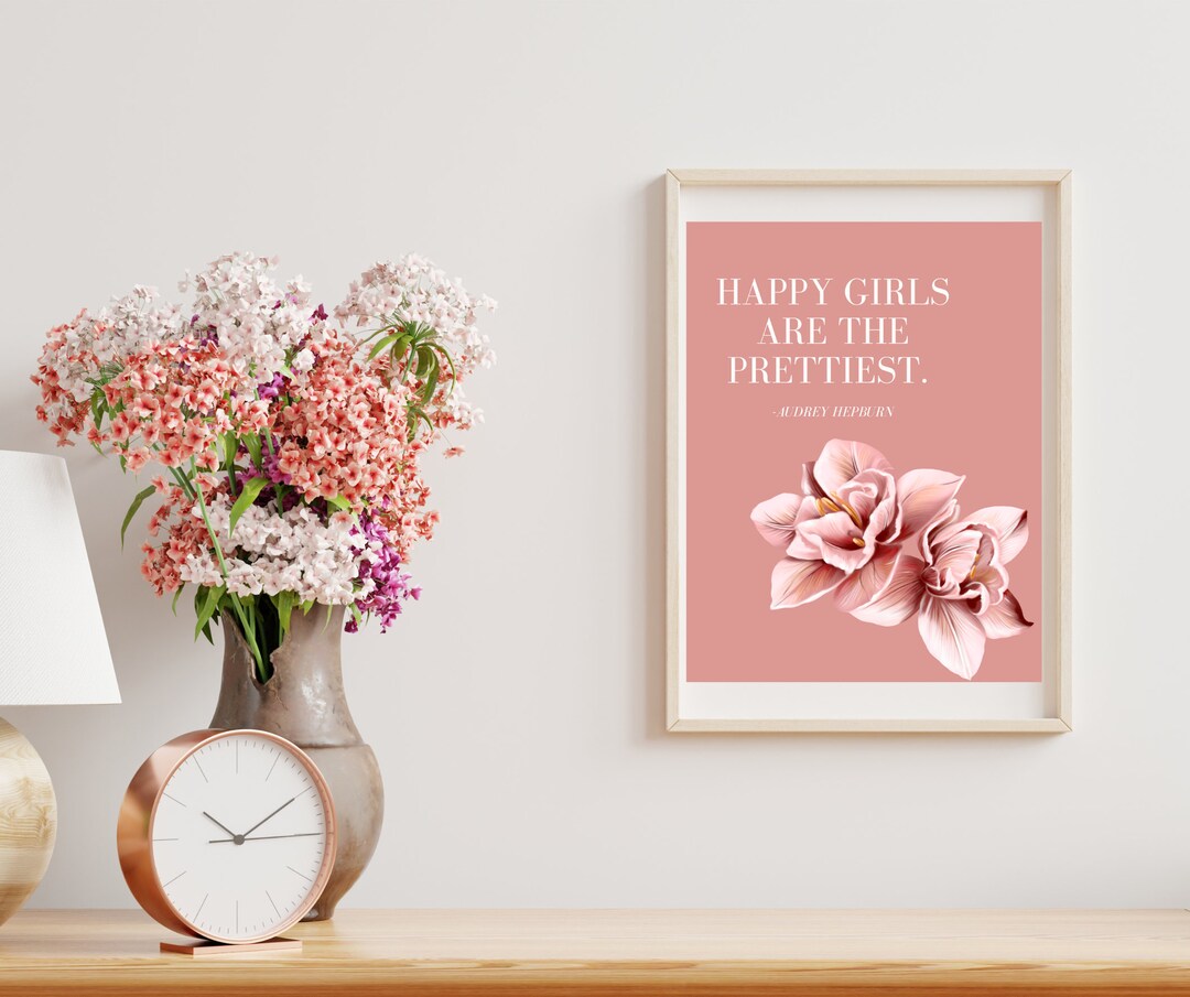 Audrey Hepburn Quote Wall Art Etsy