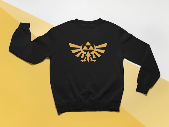Golden Hyrule Royal Crest Sweater Unisex Zelda Sweater perfect for Legend of Zelda Fans Etsy UK