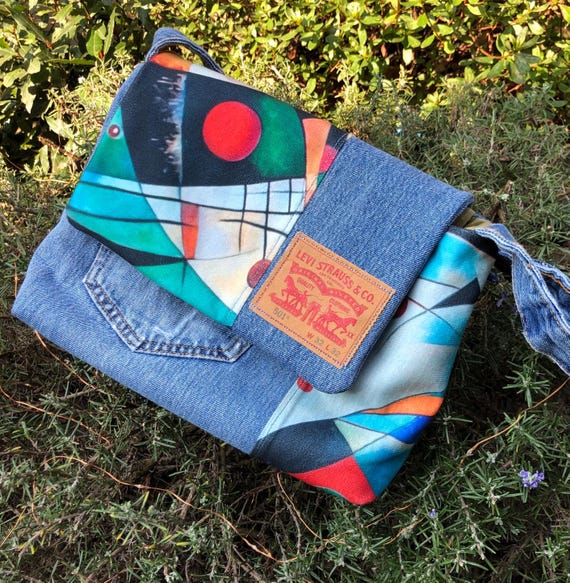 Jeans Upcycling Levis Jeans Tasche Jeans Tasche Nähen Taschen Aus