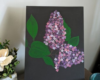 Lilas Original sur toile