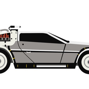 Animated Delorean picture