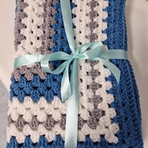 Crochet baby blanket image 10