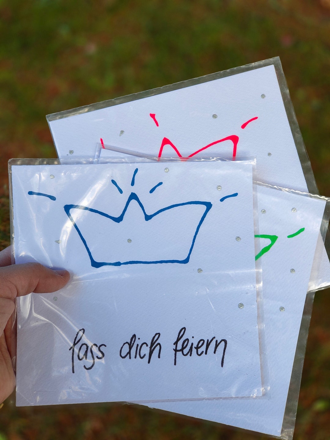 Geburtstagskarte krone Etsy