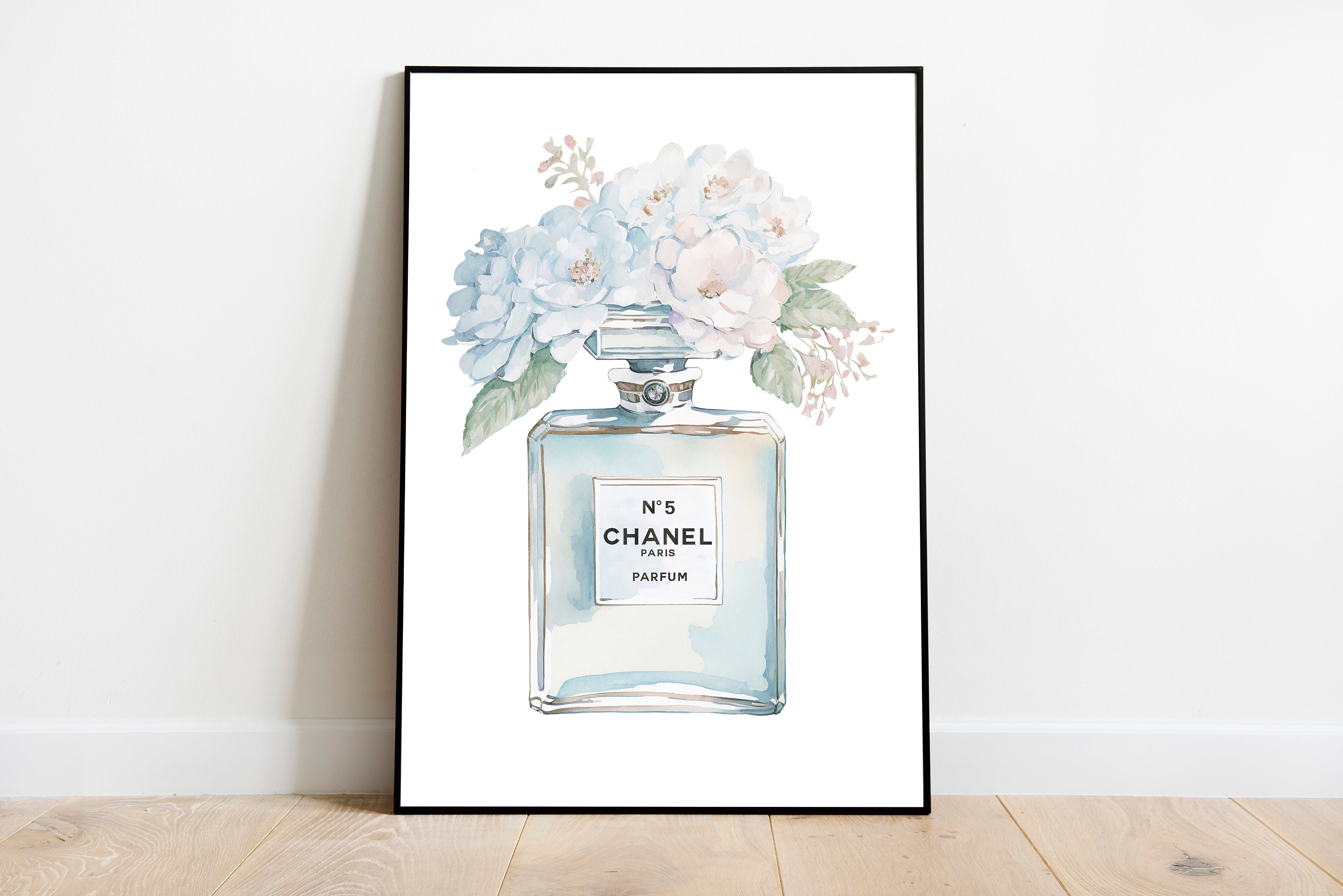 Buy Blue Perfume Bottle Prints Online In India -  India