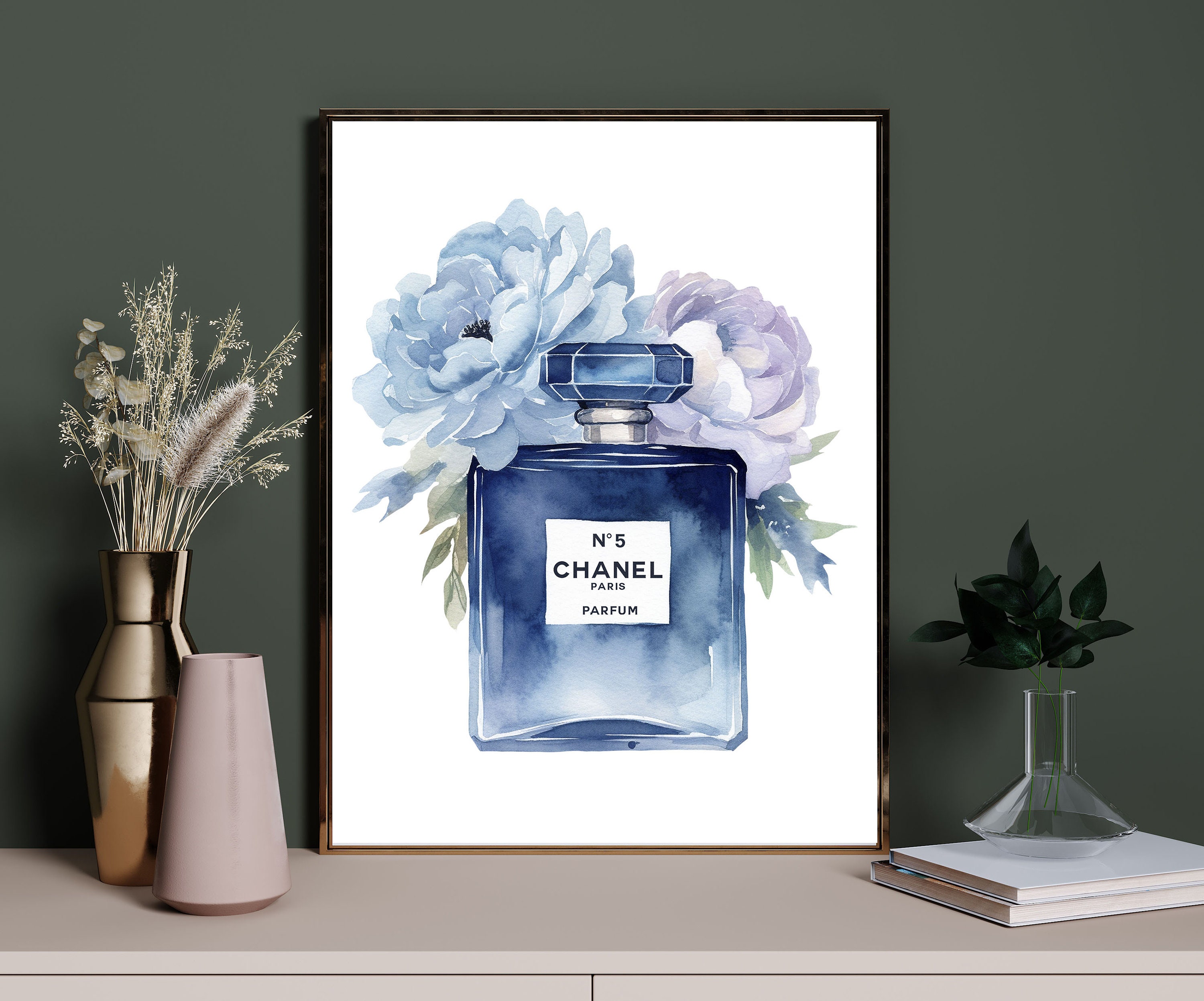 Buy Blue Chanel Poster Online In India -  India