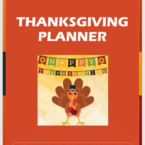 Printable Thanksgiving Planner (Digital Download)