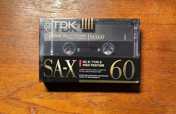 2 Cassettes Audio TDK AD SR 46 – Japon – NOS Scellées