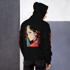 Retro Anime &quot;Game Over&quot; Unisex Hoodie