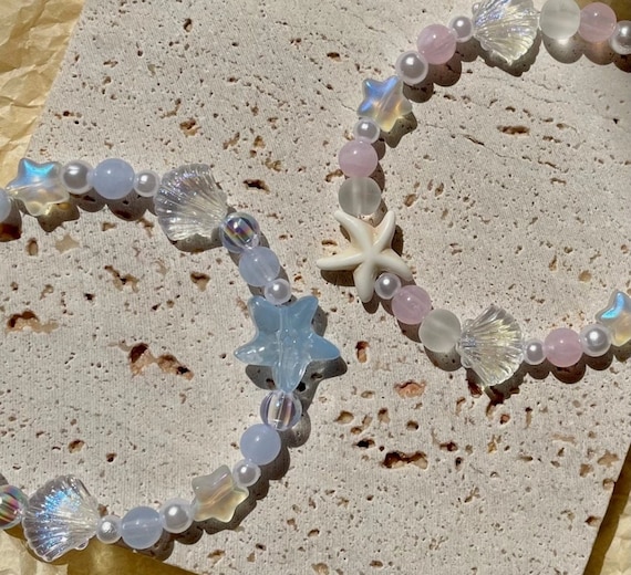 Cuddorable Mixed Bear Butterfly Starfish Sea Beaded Bracelet