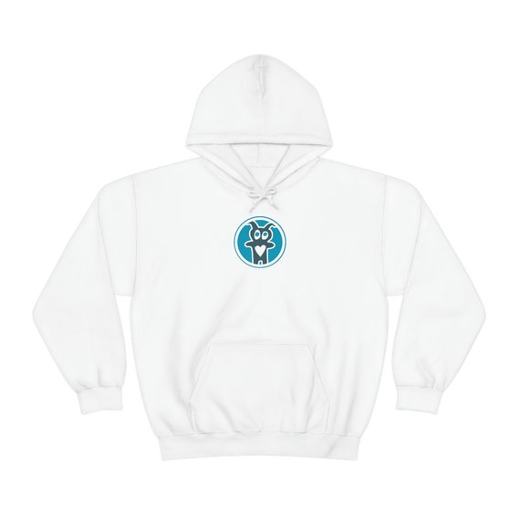 Creatures Against Cancer graphic logo hoodie.

Design Details:
Circle logo on the front, stylized name logo on the back.

Our Mission:
To bring happiness, peace and comfort to cancer patients and survivors. All proceeds go to benefit people living with cancer. We are a 501(c)(3) non-profit, EIN: 81-2224679.

Hoodie Details:
This unisex heavy blend hooded sweatshirt is relaxation itself. Made with a thick blend of cotton and polyester, it feels plush, soft and warm, a perfect choice for any cold day. In the front, the spacious kangaroo pocket adds daily practicality while the hood&#39;s drawstring is the same color as the base sweater for extra style points.
.: 50% cotton, 50% polyester (fiber content may vary for different colors)
.: Medium-heavy fabric (8.0 oz/yd² (271 g/m²))
.: Classic fit
.: Tear-away label
.: Runs true to size