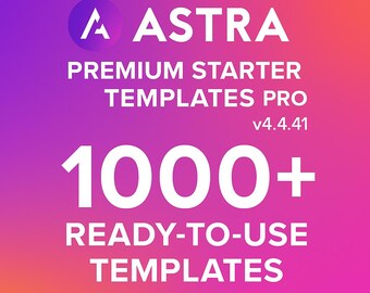 Modelos WordPress Astra: Mais de 1000 layouts de sites profissionais (download digital)