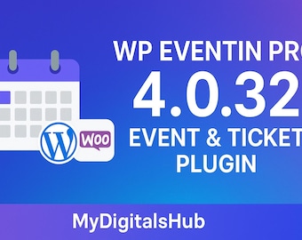 WP Eventin Pro: WordPress Event & Ticket Booking Plugin (Digital Download)