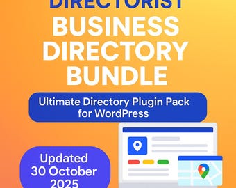 Pacote de Plugins Directorist para Diretório Comercial – WordPress (Download Digital)
