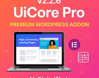 Lifetime UiCore Pro v2.2.6 – WordPress Theme & Website Builder Addon | MyDigitalShub