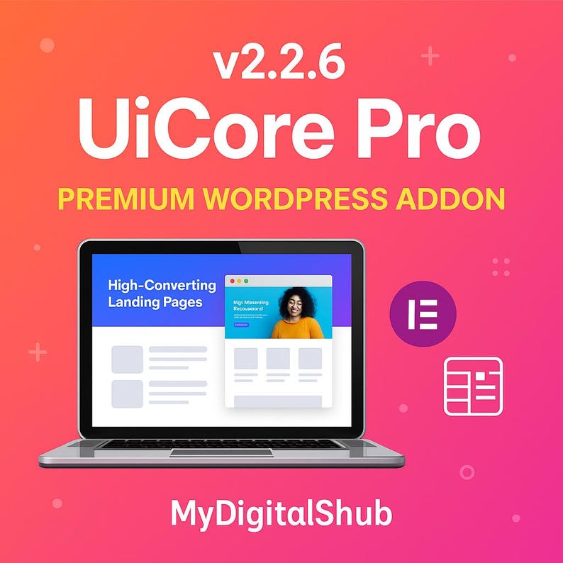 Lifetime UiCore Pro v2.2.6 – Tema WordPress e Addon para Construtor de Sites | MyDigitalShub imagem 1