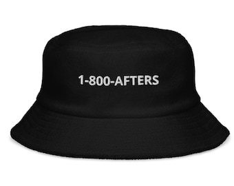 1-800-AFTERS Bucket Hat, Black Rave Bucket Hat