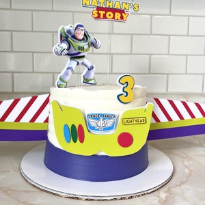 Buzz Lightyear Cake Topper | Toy Story Cake Topper | Toy Story Birthday Decor | Buzz Lightyear