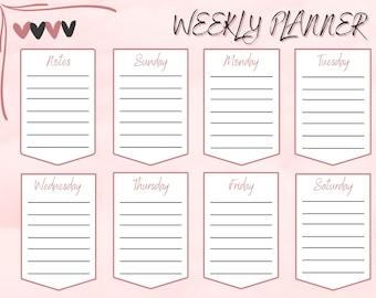Weekly Planner Printable