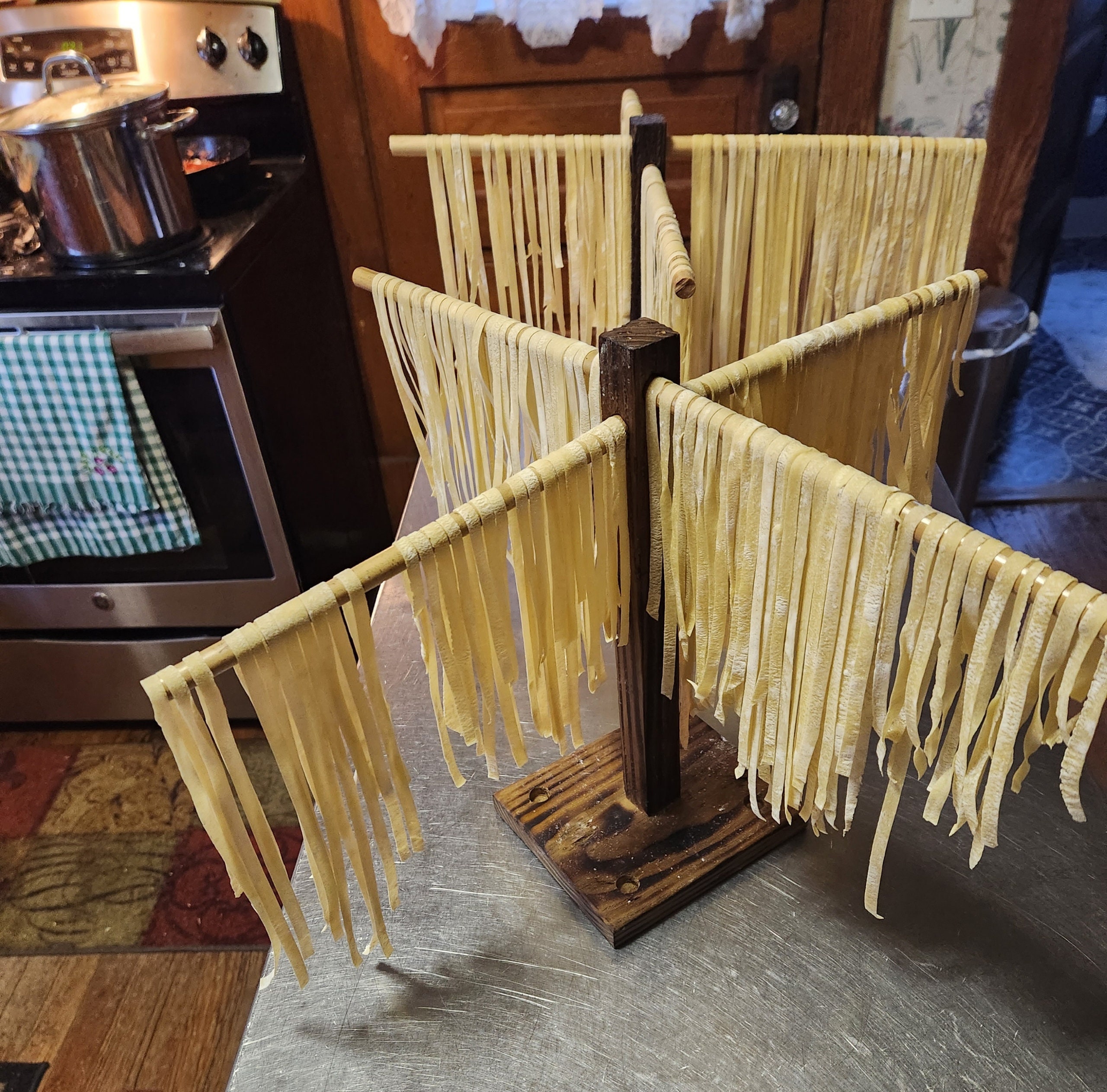 Cousin Lucia's Collapsible Pasta Drying Rack by Fante's - Austin
