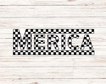 Checkered Merica svg/png fourth of july svg independence day svg America Vibes svg Patriotic 4th of july svg