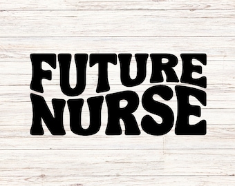 Future Nurse SVG: Nursing Student Clip Art (Digital Download)