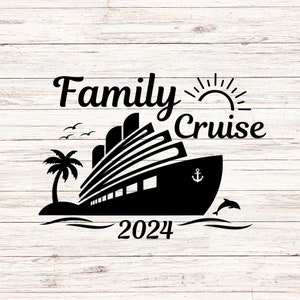 Cruise Squad 2024 svg/png family cruise svg group cruise svg family summer vacation svg Digital Files Transparent Background