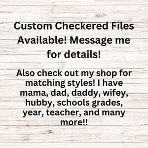 Checkered Wife SVG/PNG: Retro Wifey Design (digital Files) - Etsy