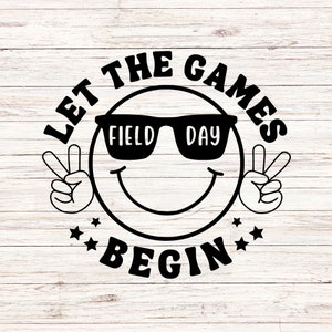 Día de campo deja que la diversión comience svg escuela día de campo svg fin de año svg maestro SVG/PNG Archivos digitales Descargar ClipArt Fondo transparente